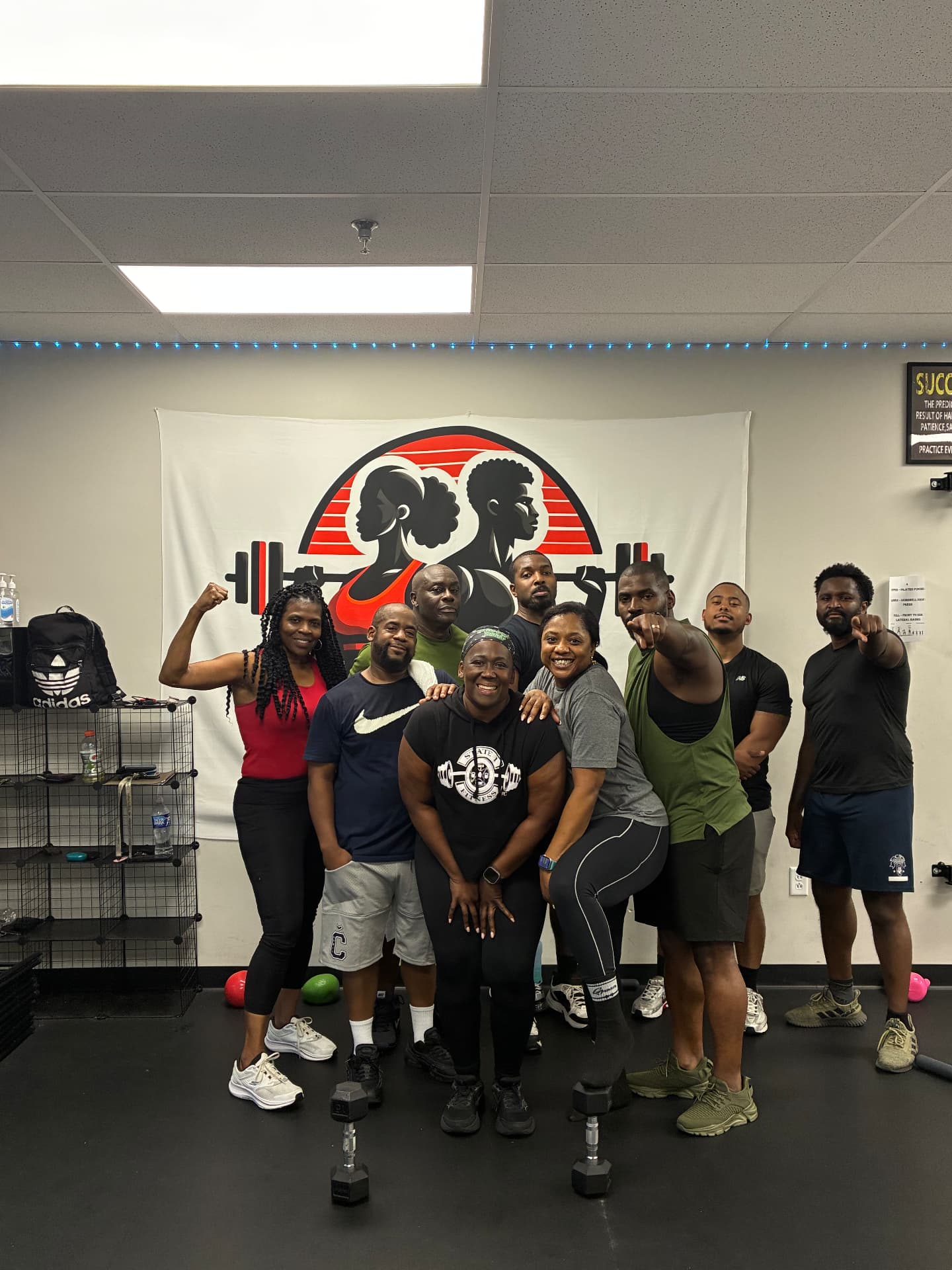4th Quarter Fitness members training together