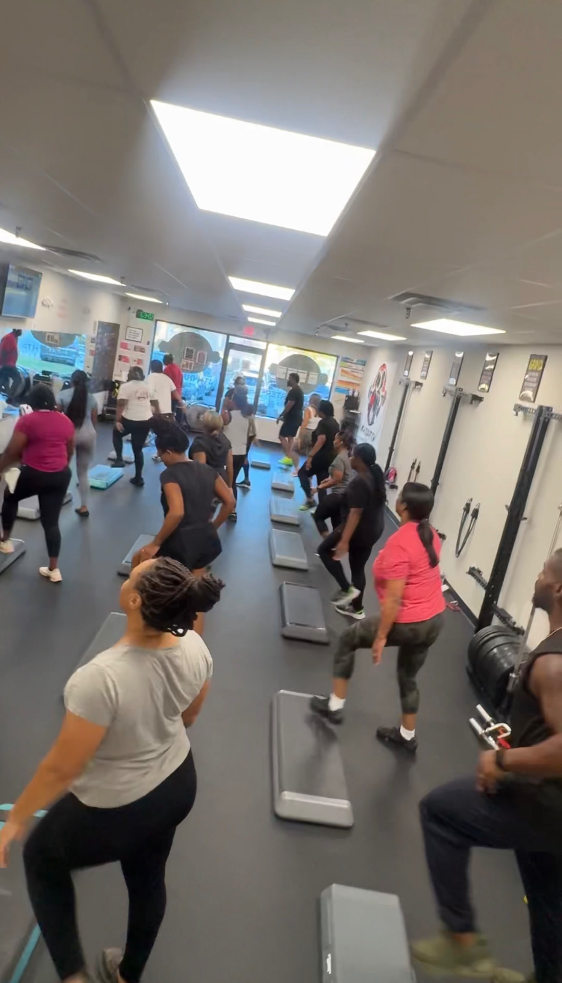 4th Quarter Fitness members training together